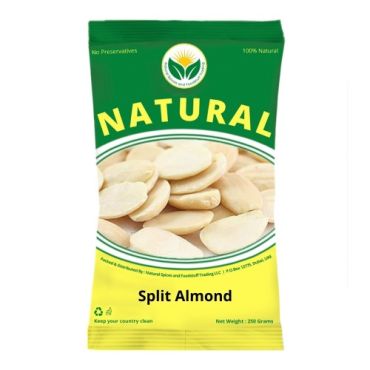 Natural Spices Split Almond, 200 G